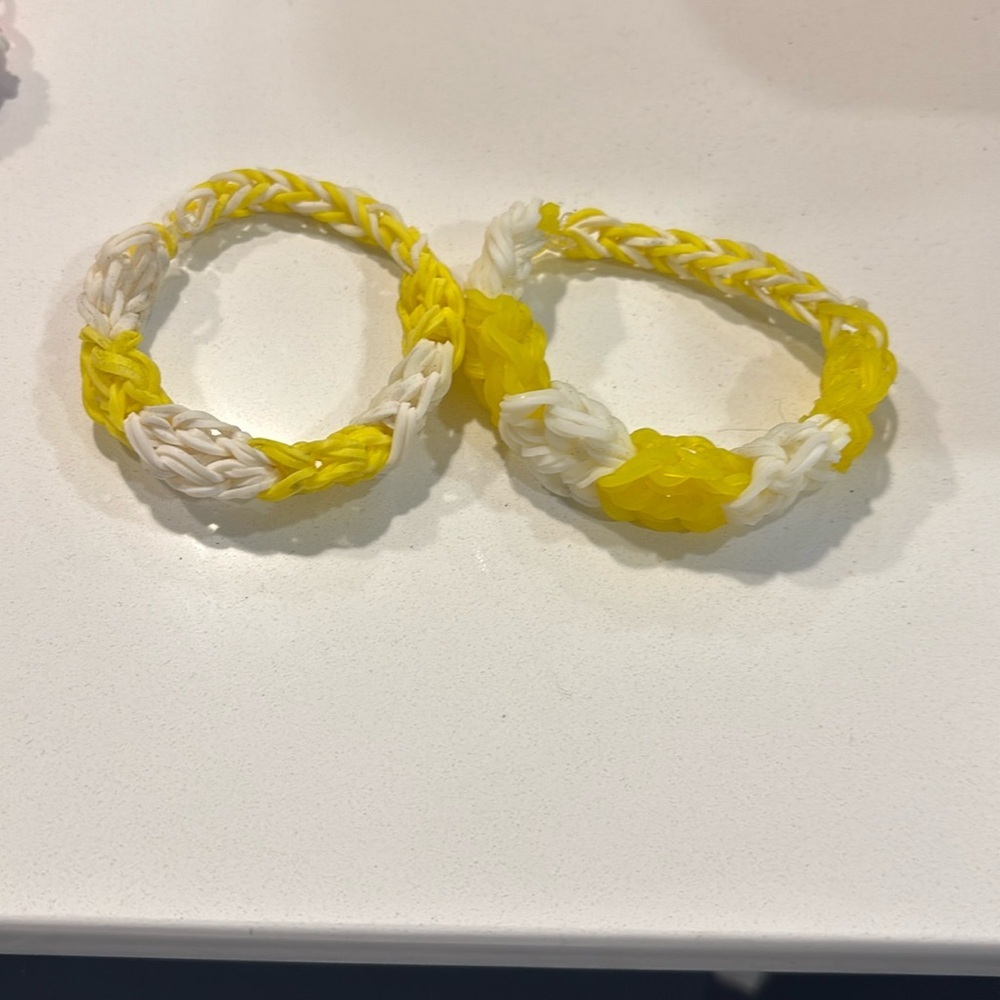 Rainbow Loom Handcrafted Bracelets - image 1